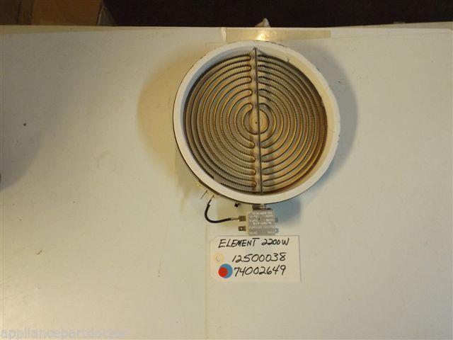 JENN AIR STOVE 12500038 74002649 Element 2200W USED JENN AIR STOVE 12500038 74002649 Element 2200W USED